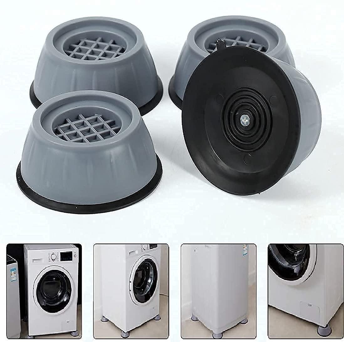 Anti Vibration Pads For Washing Machine - 4 Pcs Shock Proof Feet For Washer, Dryer, Great For Home, Laundry Room, Kitchen, Table, Chair, Sofa, Bed (4 Units)