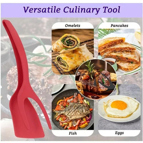 2-in-1 Spatula Tongs