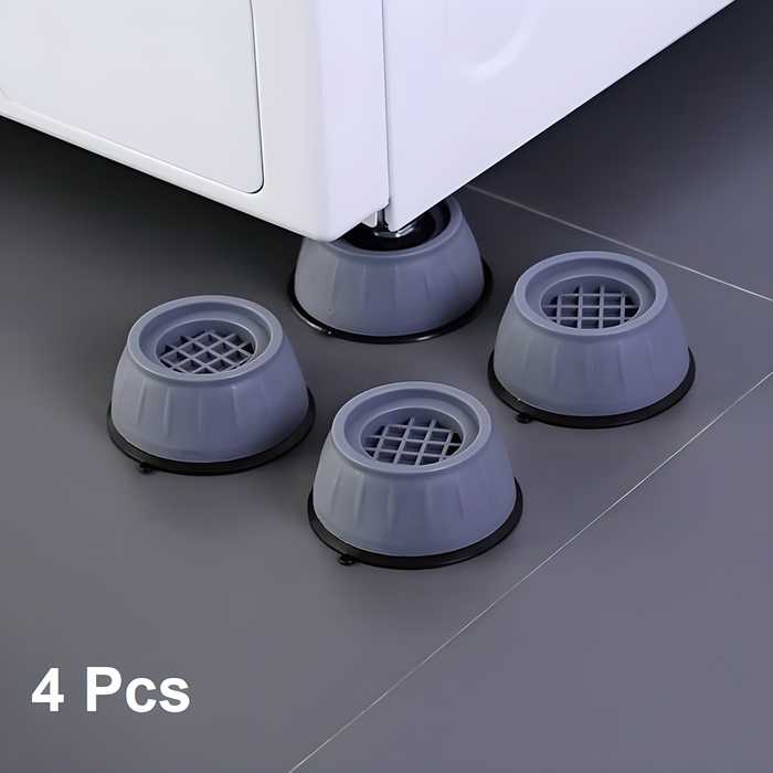 Anti Vibration Pads For Washing Machine - 4 Pcs Shock Proof Feet For Washer, Dryer, Great For Home, Laundry Room, Kitchen, Table, Chair, Sofa, Bed (4 Units)